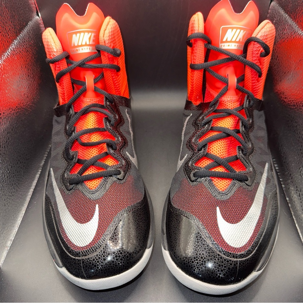 Size 11.5 - Nike Prime Hype DF 2 Black Crimson, 806941-006, Clean, No Box, Great